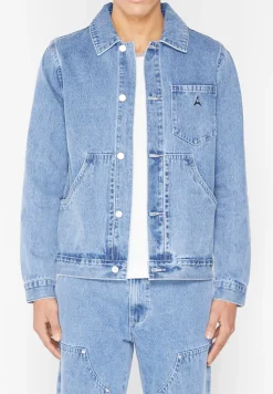 Carpenter Denim Jacket - Mid Wash Blue^Manière De Voir Discount