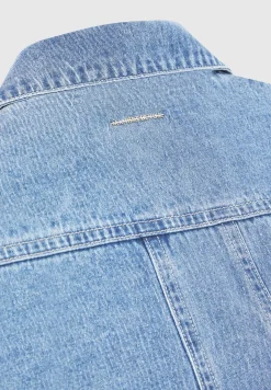 Carpenter Denim Jacket - Mid Wash Blue^Manière De Voir Discount