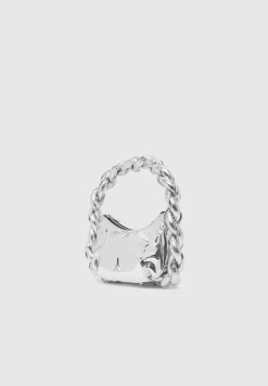 Chain Plaited Rope Handbag - Chrome^Manière De Voir Clearance