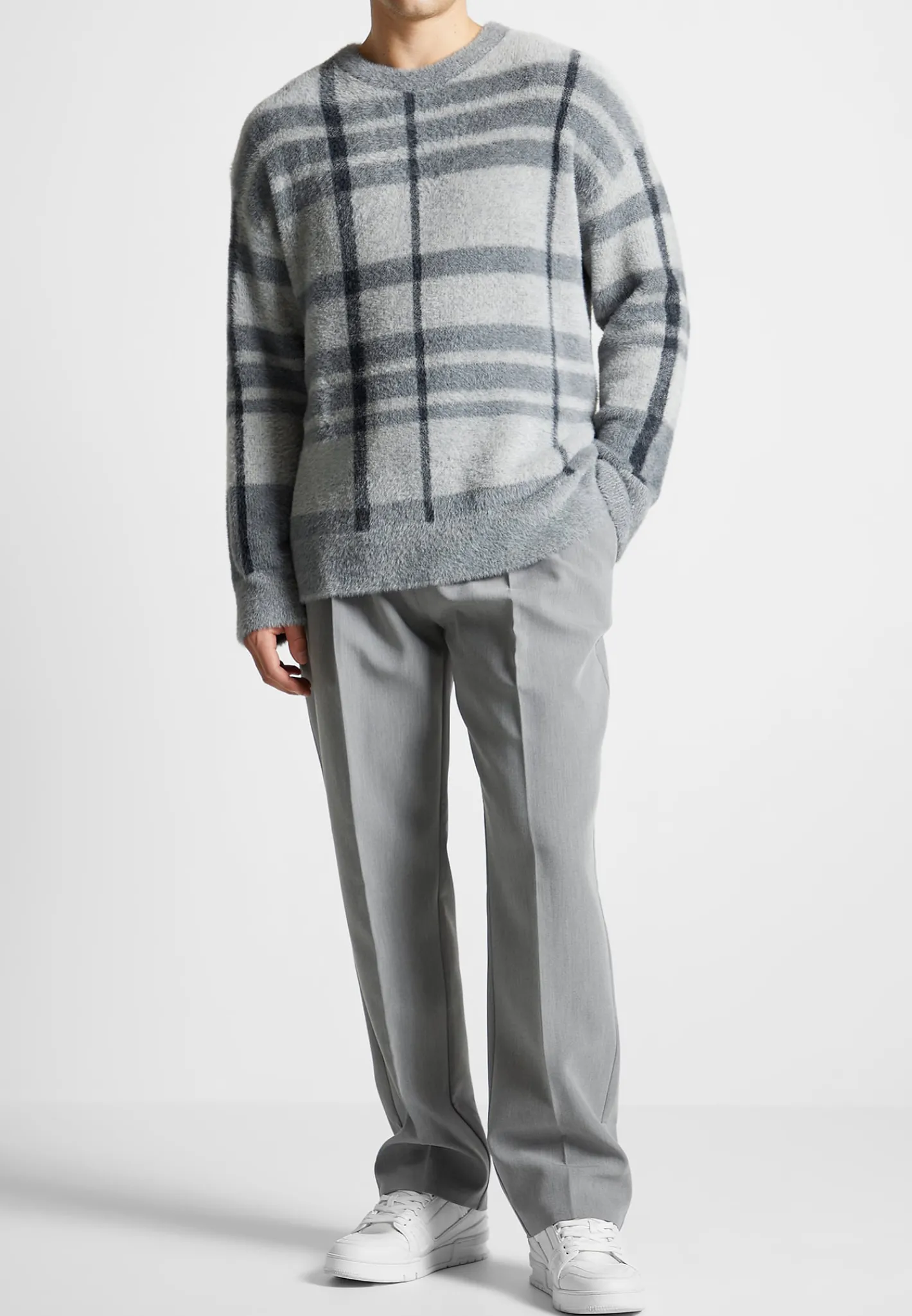 Check Knit Jumper -^Manière De Voir Fashion