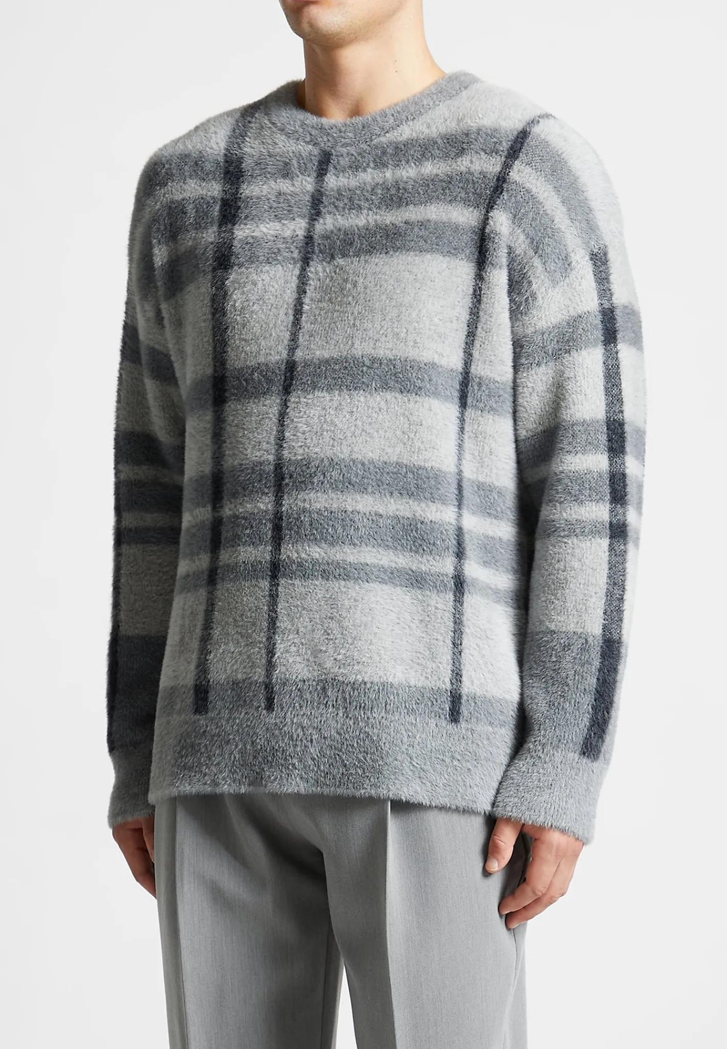 Check Knit Jumper -^Manière De Voir Fashion