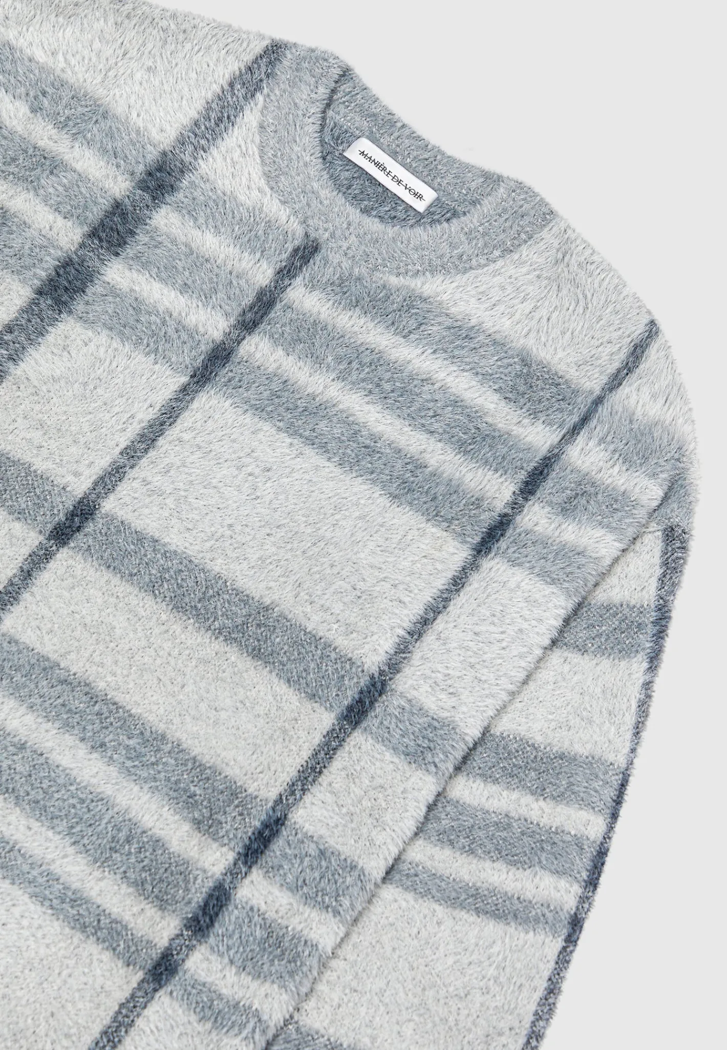 Check Knit Jumper -^Manière De Voir Fashion