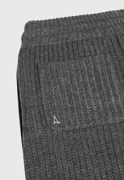 Chunky Knit Straight Leg Joggers - Charcoal Grey^Manière De Voir Outlet
