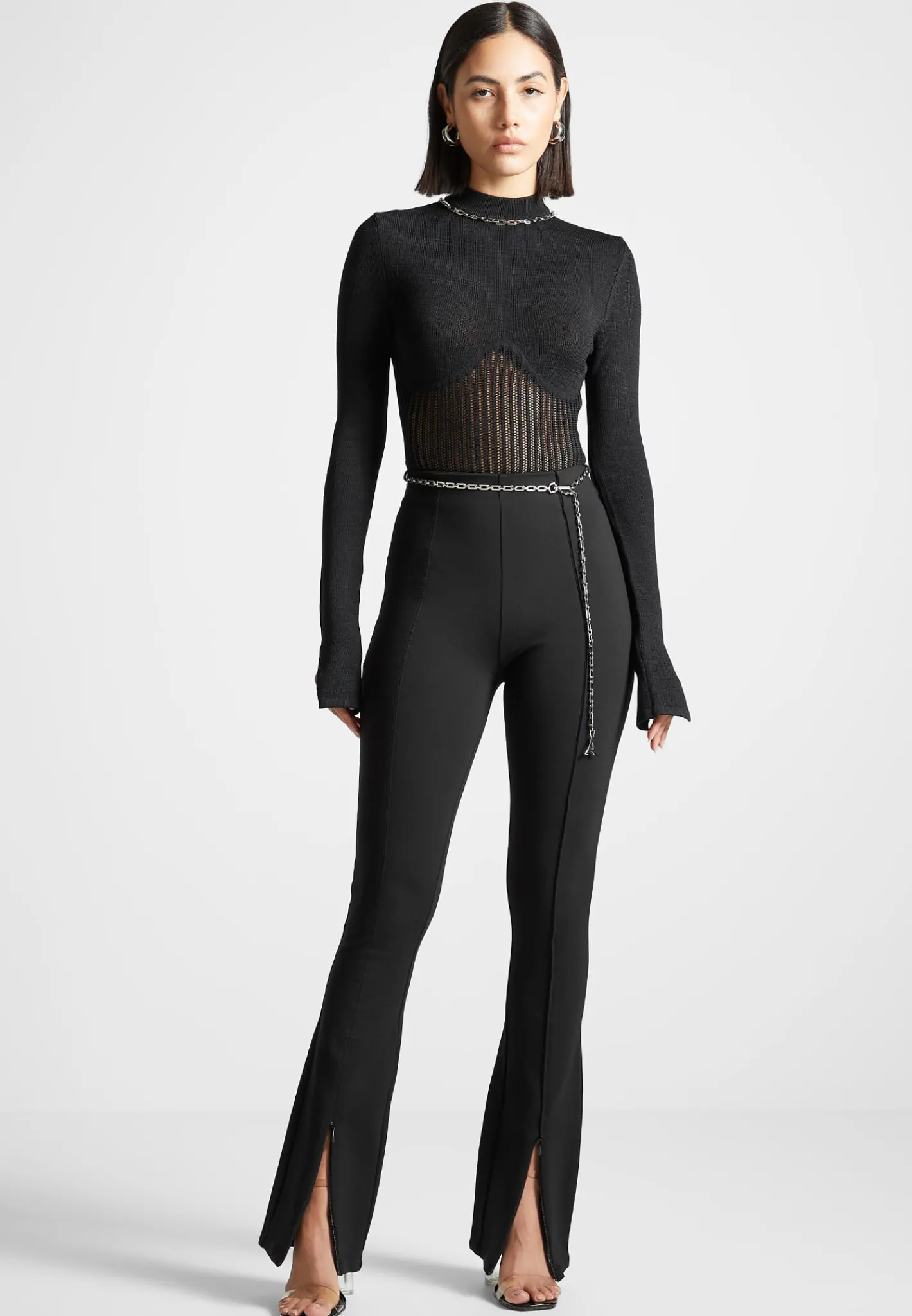 Contour Knit Bodysuit with Chain -^Manière De Voir Outlet