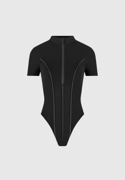 Contour Mock Neck T-Shirt Bodysuit -^Manière De Voir Hot