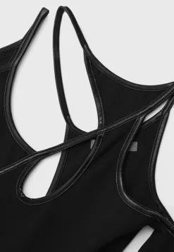 Contrast Asymmetric Bodysuit -^Manière De Voir Best
