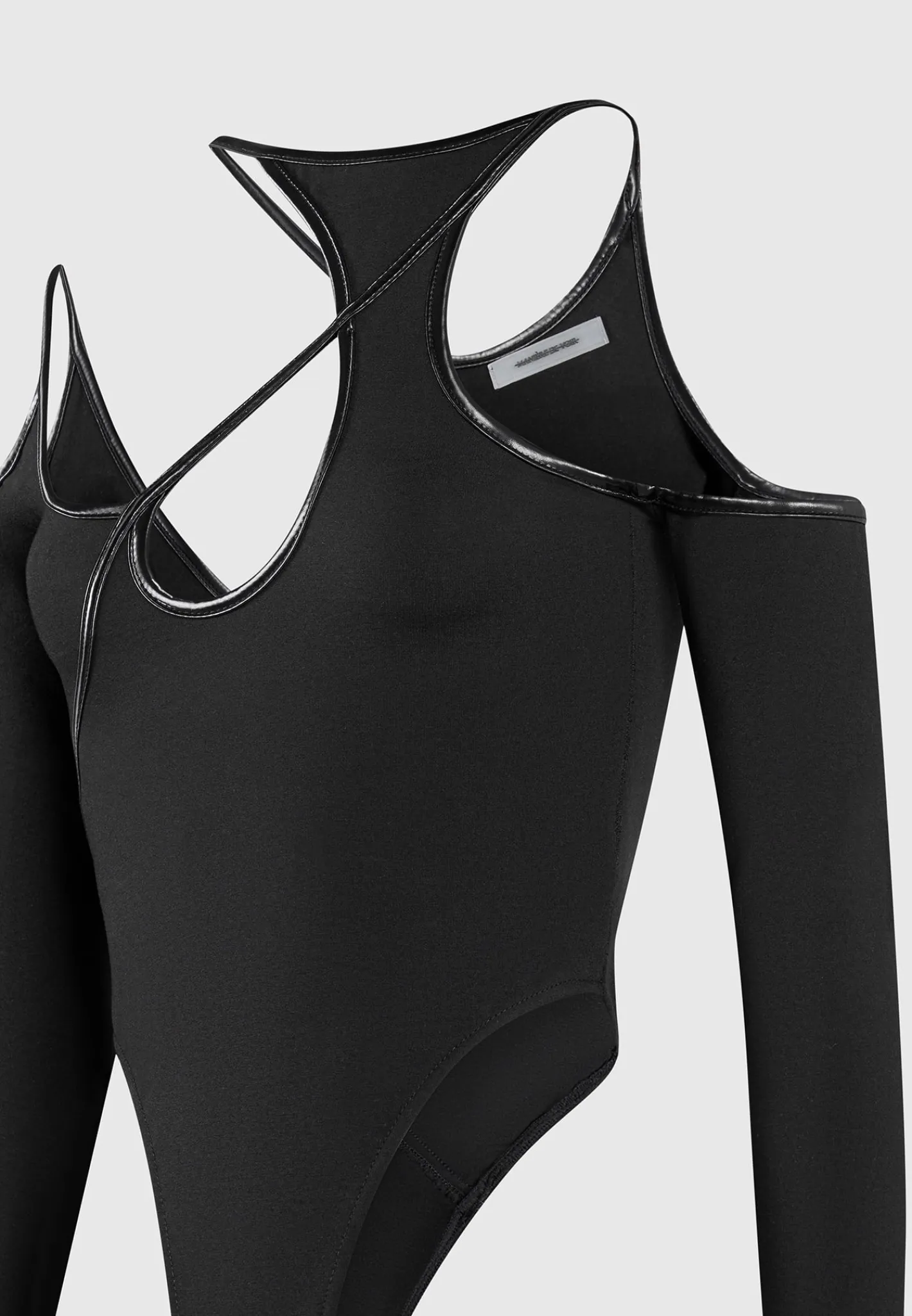 Contrast Asymmetric Bodysuit -^Manière De Voir Best