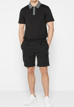 Contrast Collar Polo Shirt -^Manière De Voir Sale