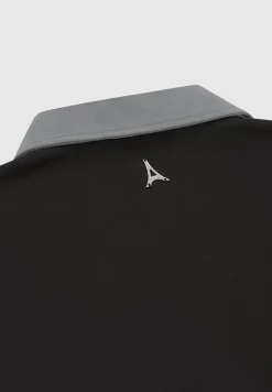 Contrast Collar Polo Shirt -^Manière De Voir Sale
