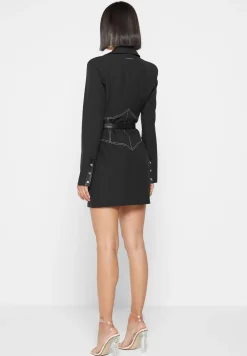 Corset Blazer Dress with Chain -^Manière De Voir Discount