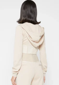 Corset Hoodie with Vegan Leather -^Manière De Voir Best