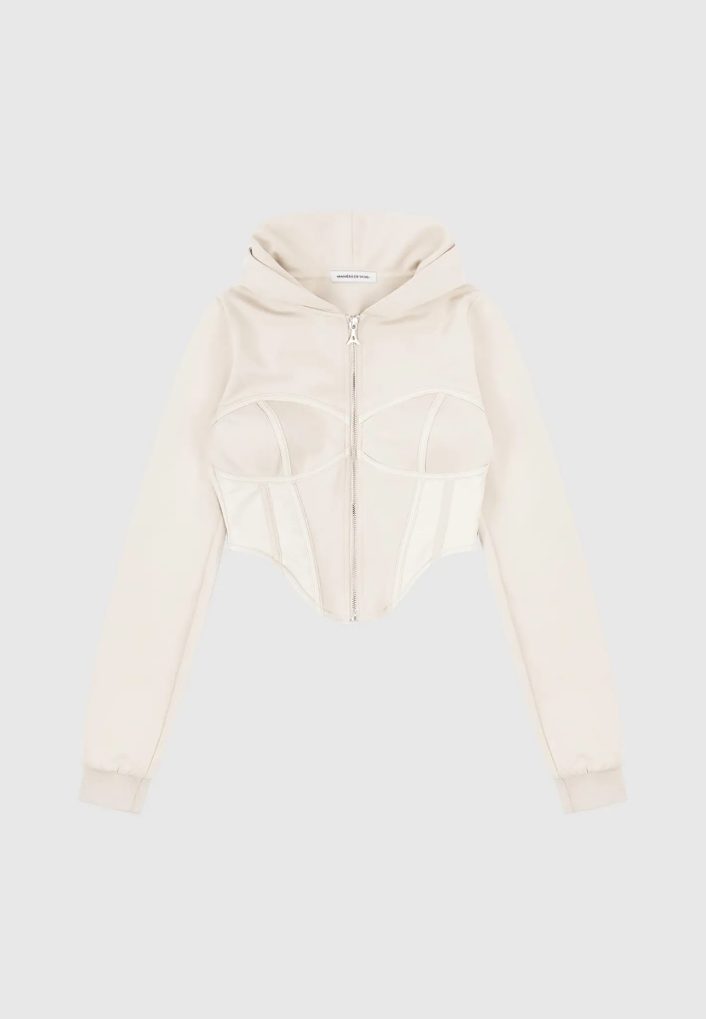 Corset Hoodie with Vegan Leather -^Manière De Voir Best