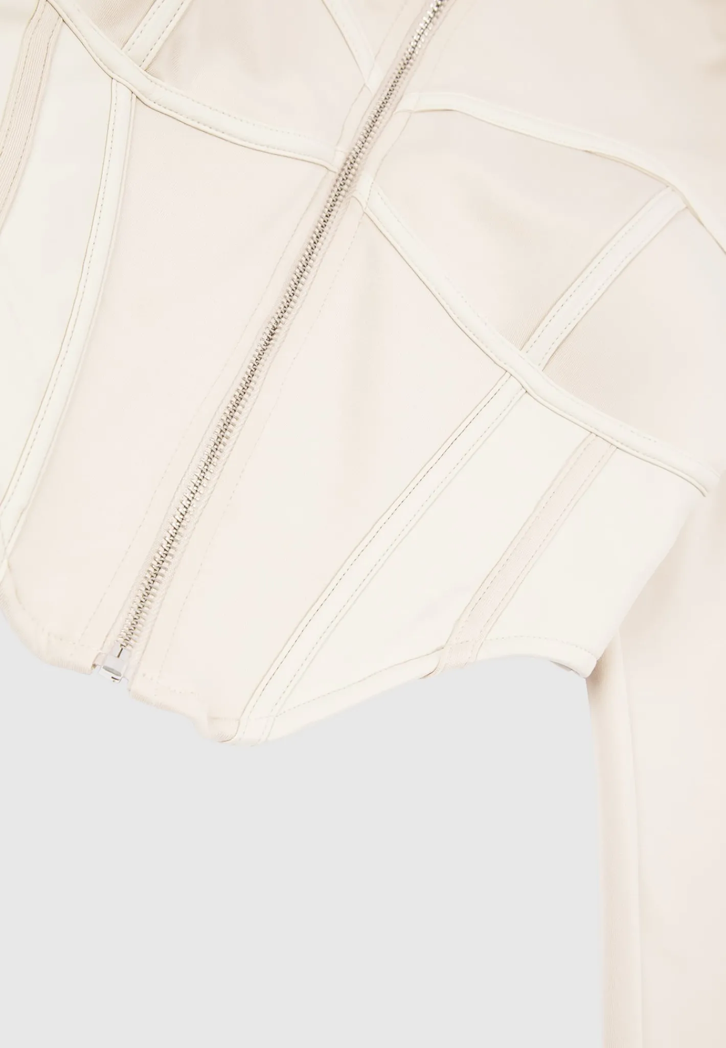 Corset Hoodie with Vegan Leather -^Manière De Voir Best