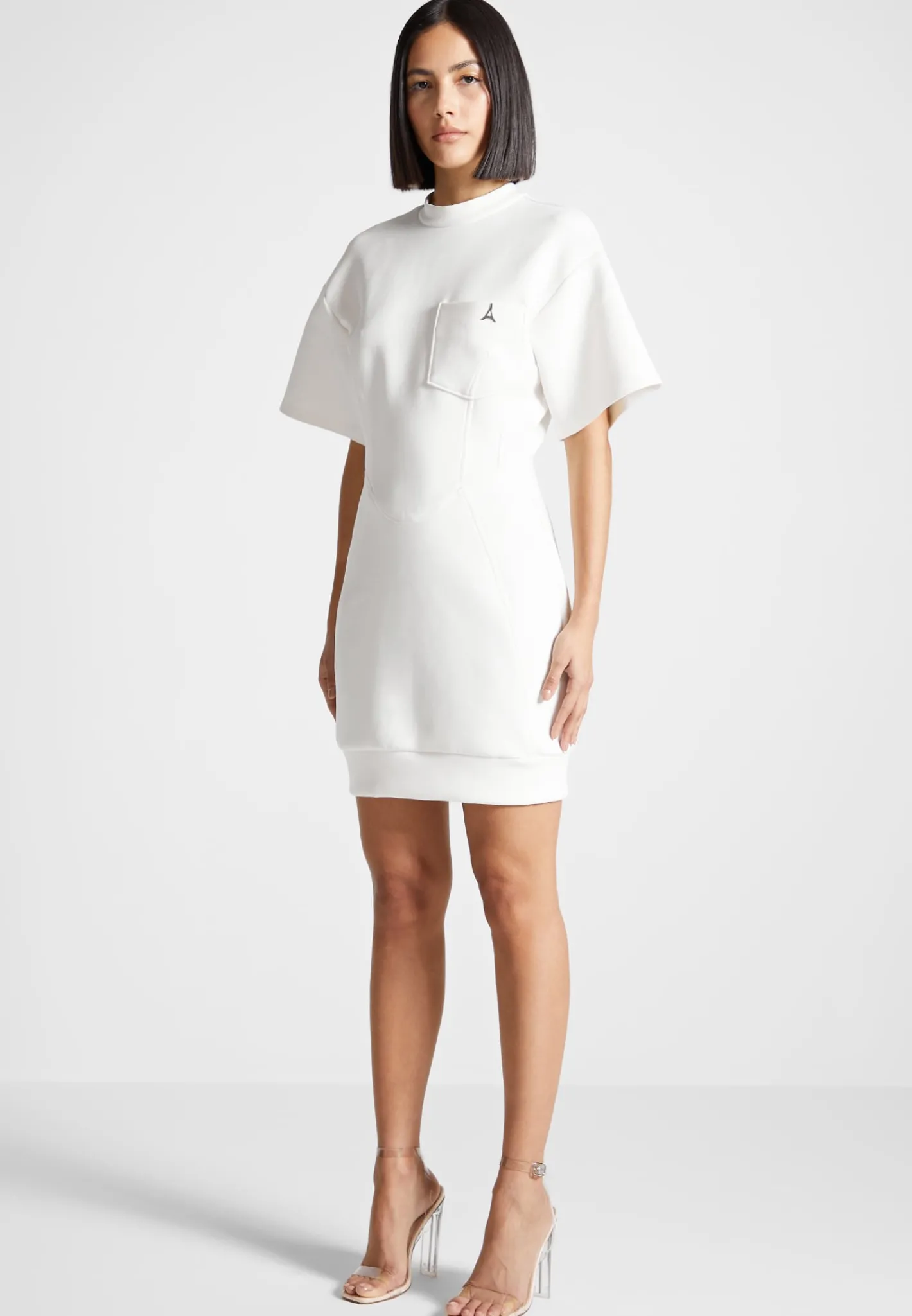 Corset T-Shirt Dress - Off White^Manière De Voir Hot