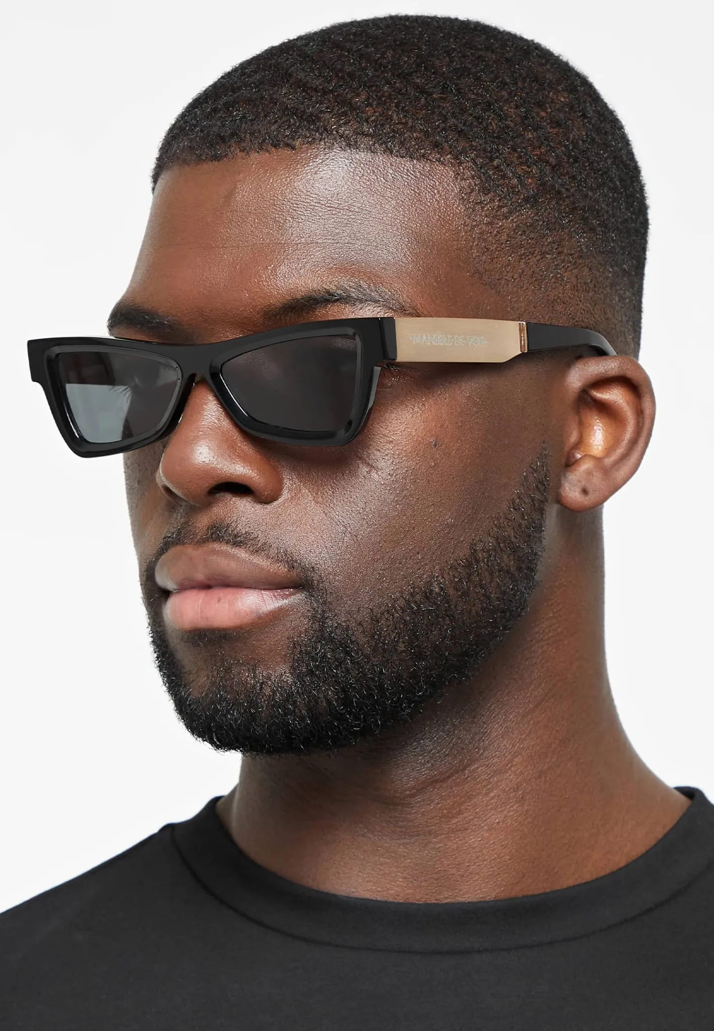Corsica Sunglasses - Gloss Black^Manière De Voir Fashion