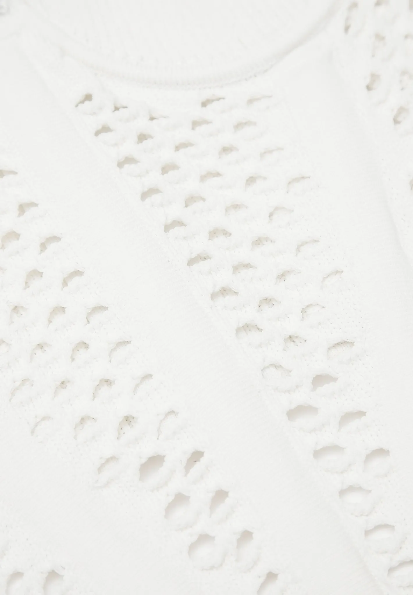Crochet Knit Corset Top - Off White^Manière De Voir Sale