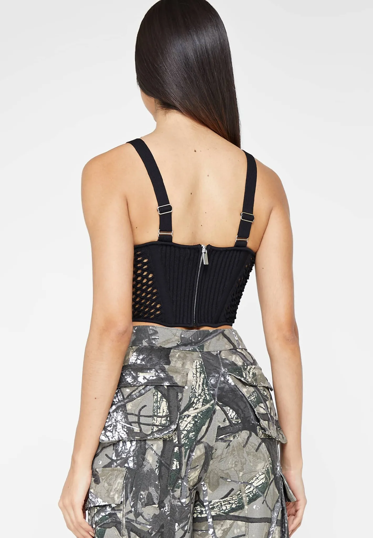Crochet Knit Corset Top -^Manière De Voir Discount