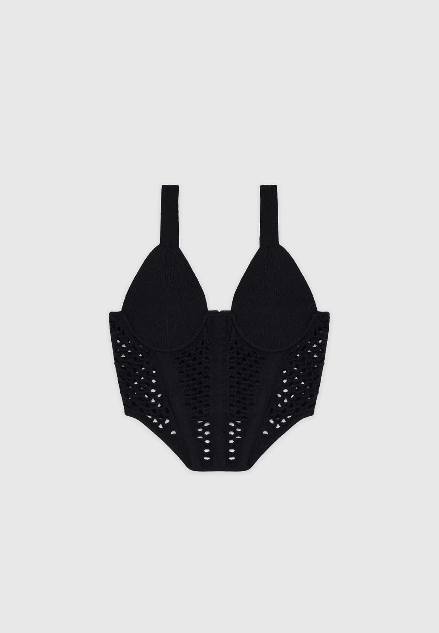 Crochet Knit Corset Top -^Manière De Voir Discount