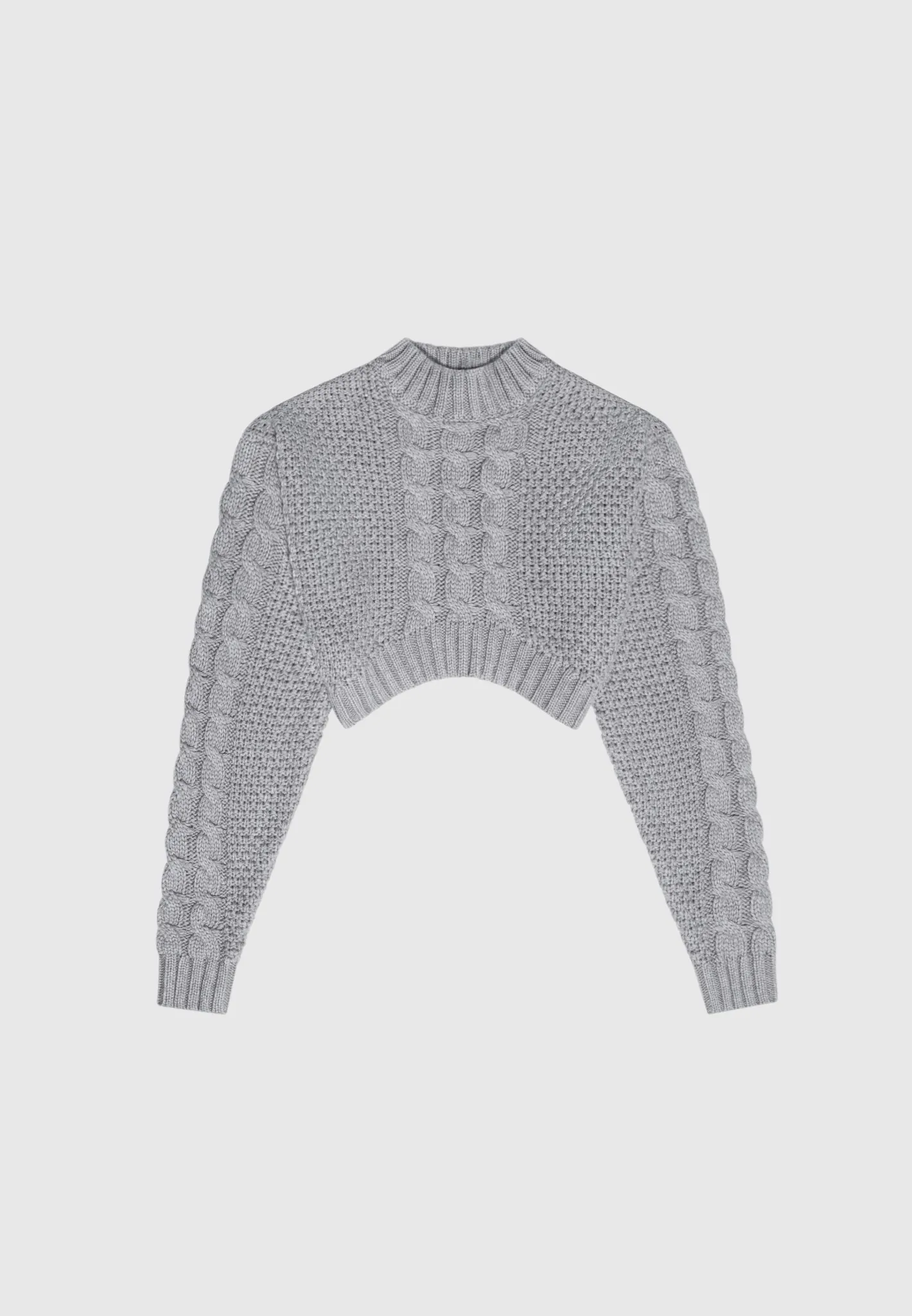 Cropped Cable Knit Jumper -^Manière De Voir Hot
