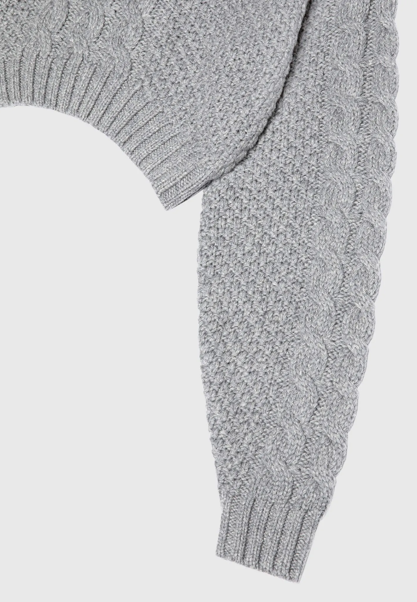 Cropped Cable Knit Jumper -^Manière De Voir Hot