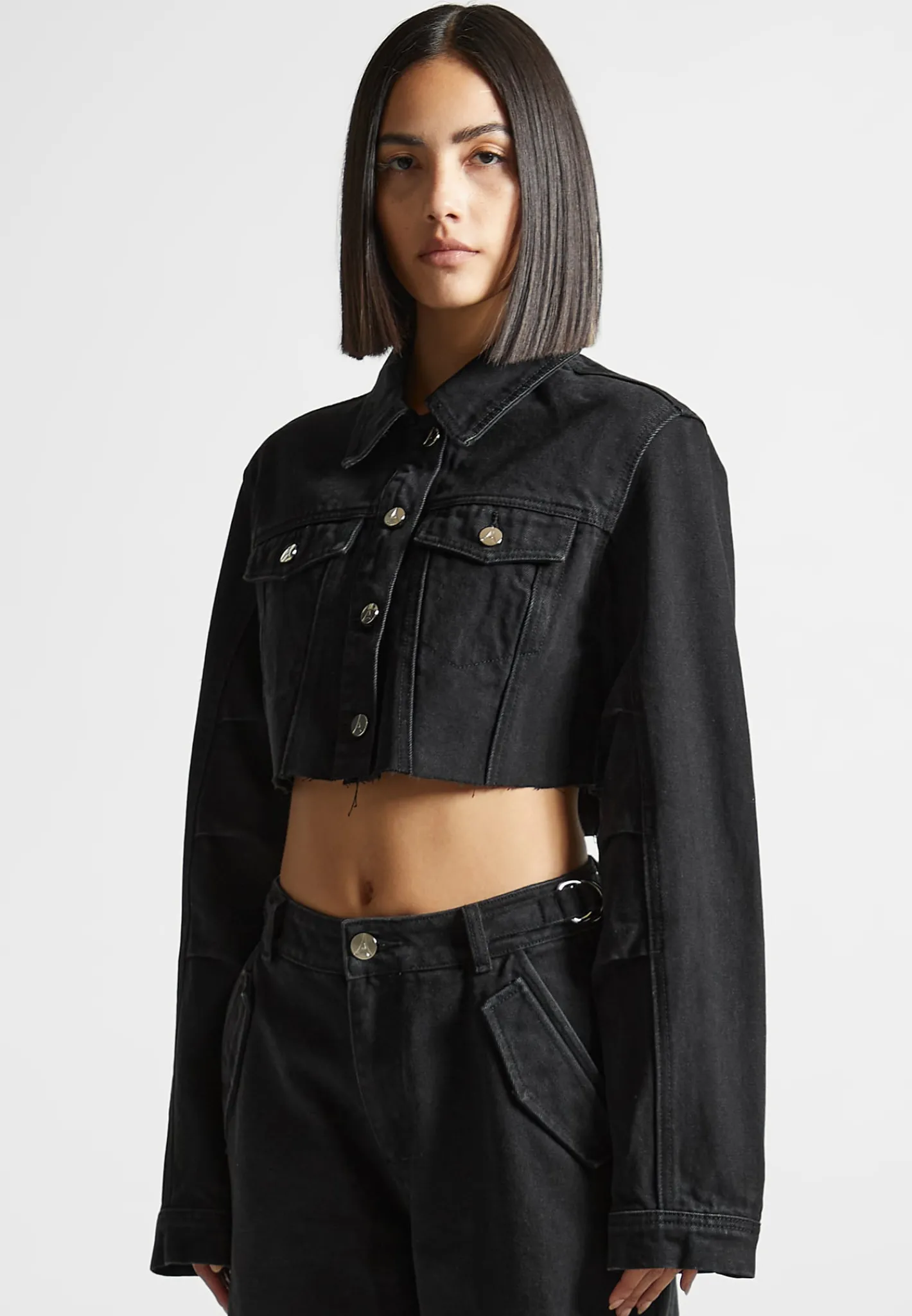 Cropped Tacked Sleeve Jacket -^Manière De Voir Clearance