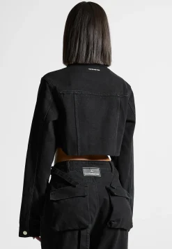 Cropped Tacked Sleeve Jacket -^Manière De Voir Clearance