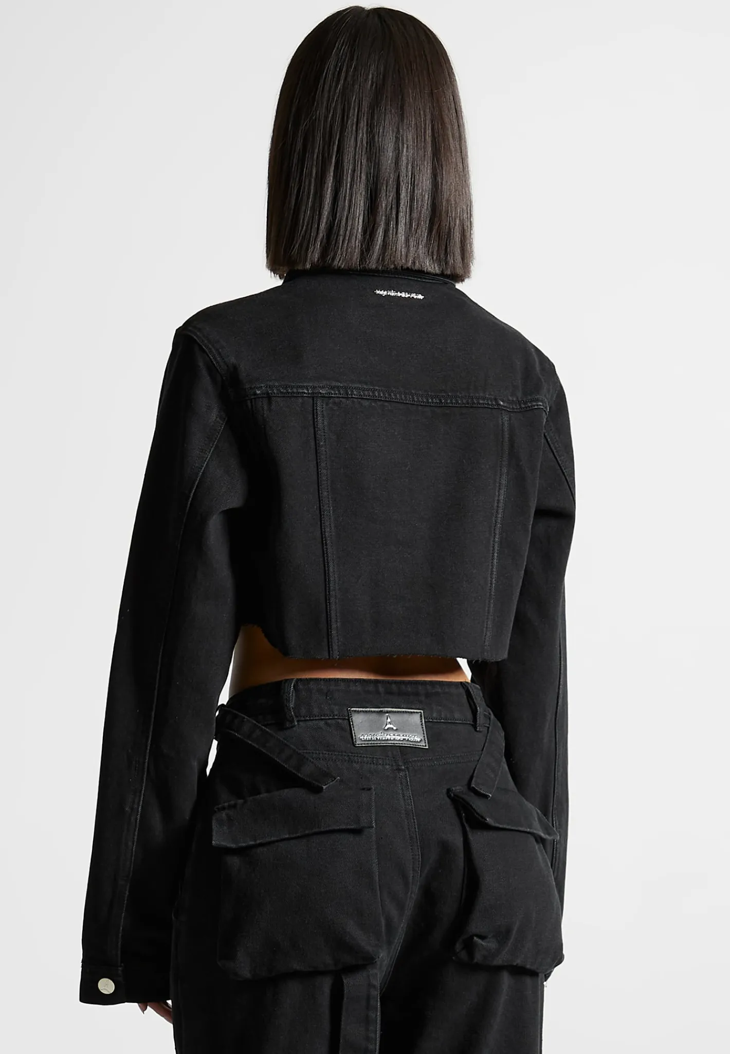 Cropped Tacked Sleeve Jacket -^Manière De Voir Clearance