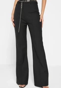 Cut Out Flared Trousers with Chain Belt -^Manière De Voir Outlet