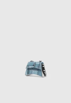 Denim and Silver Mini Bag -^Manière De Voir Fashion
