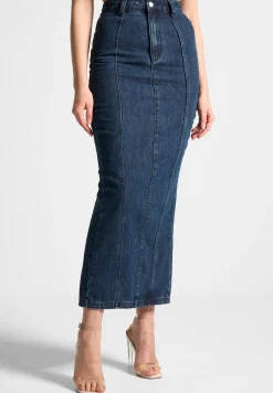 Denim Midaxi Skirt -^Manière De Voir New