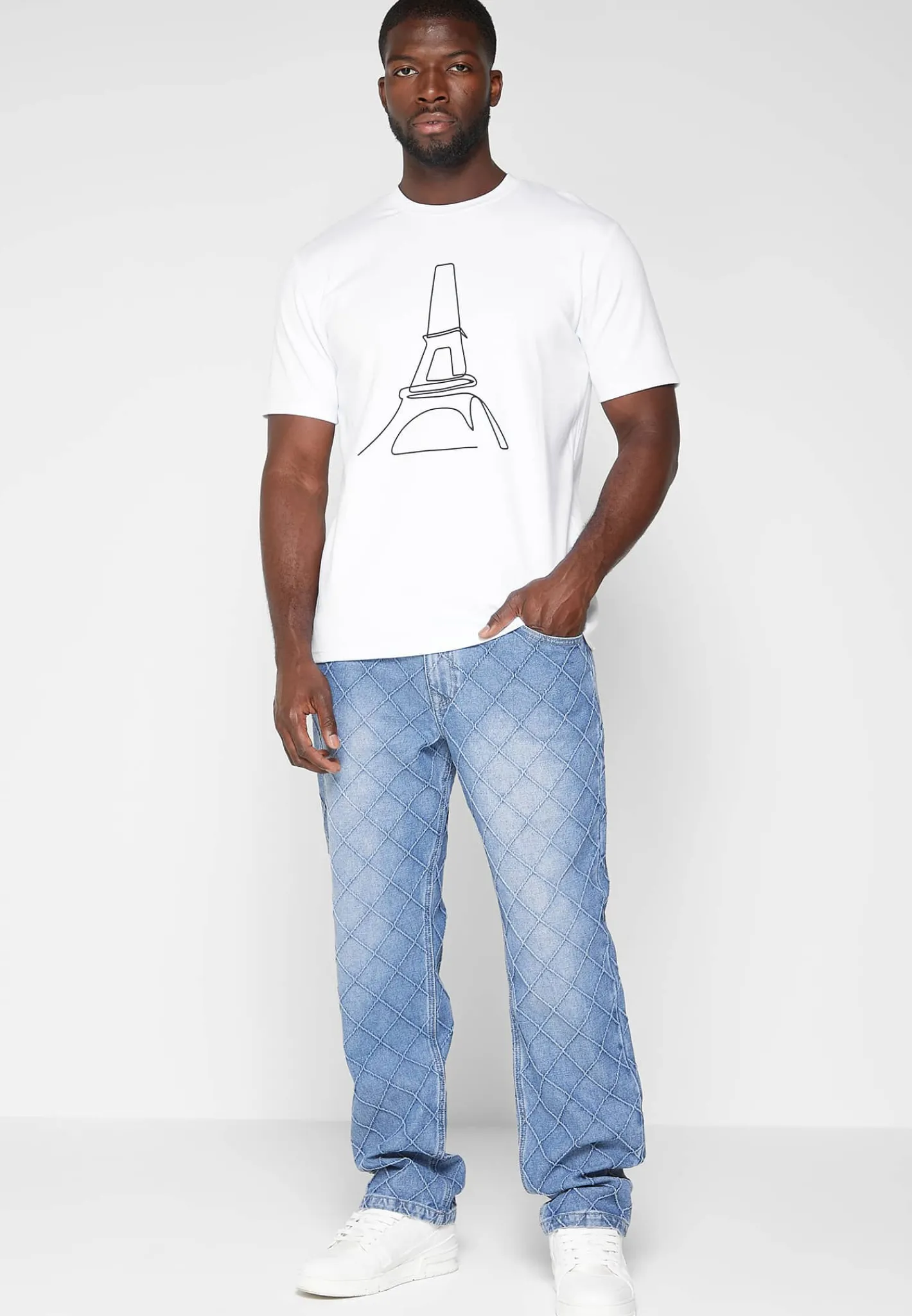 Diamond Denim Jeans - Stonewash^Manière De Voir Outlet