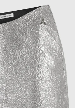 Dipped Waist Metallic Mini Skirt -^Manière De Voir Discount