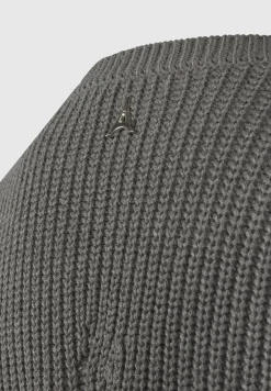Distressed Knit Crop Jumper -^Manière De Voir Best