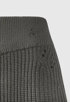 Distressed Knit Mini Skirt -^Manière De Voir Best