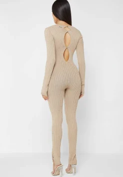 Distressed Knitted Cut Out Jumpsuit -^Manière De Voir Sale