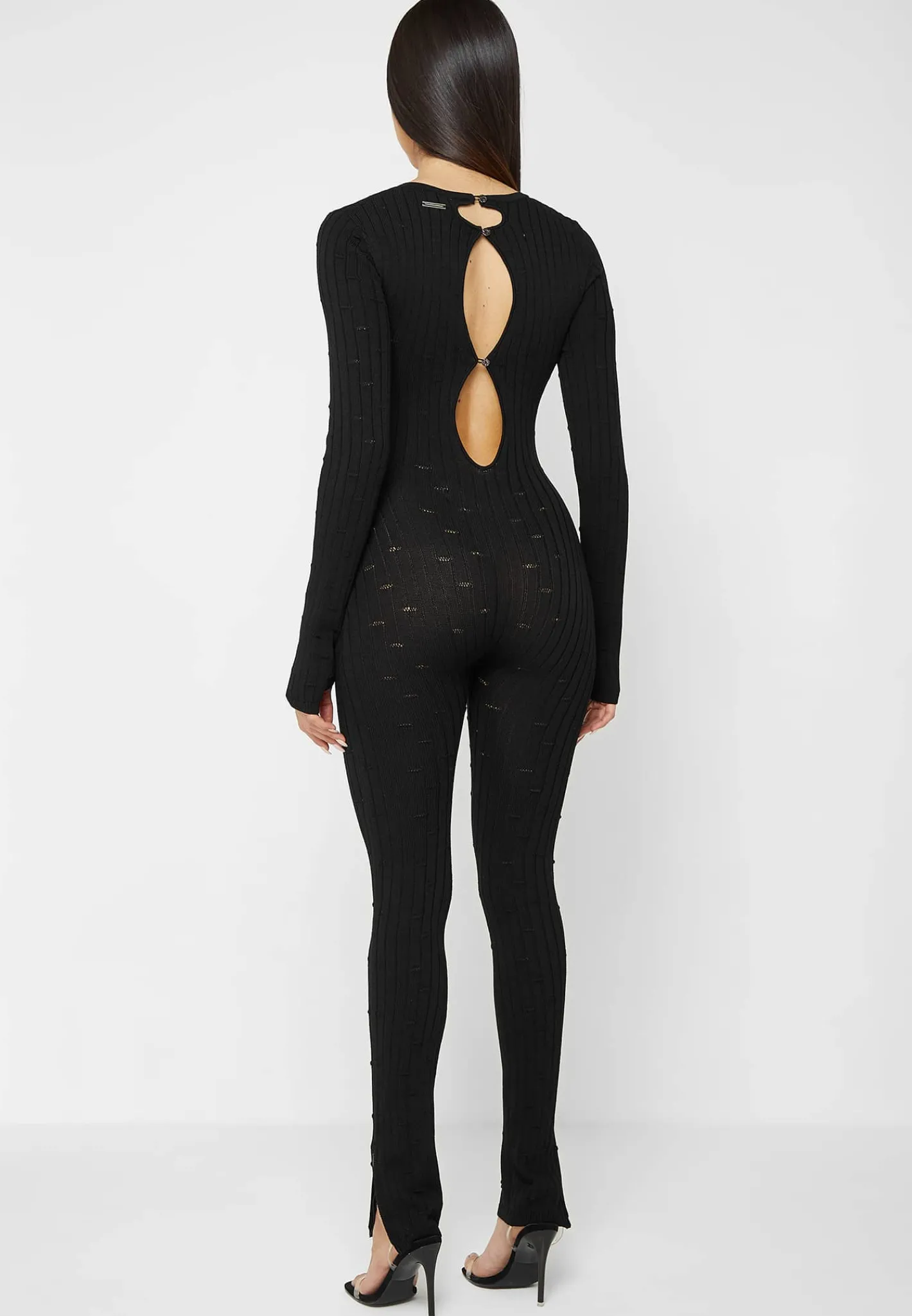 Distressed Knitted Cut Out Jumpsuit -^Manière De Voir Fashion