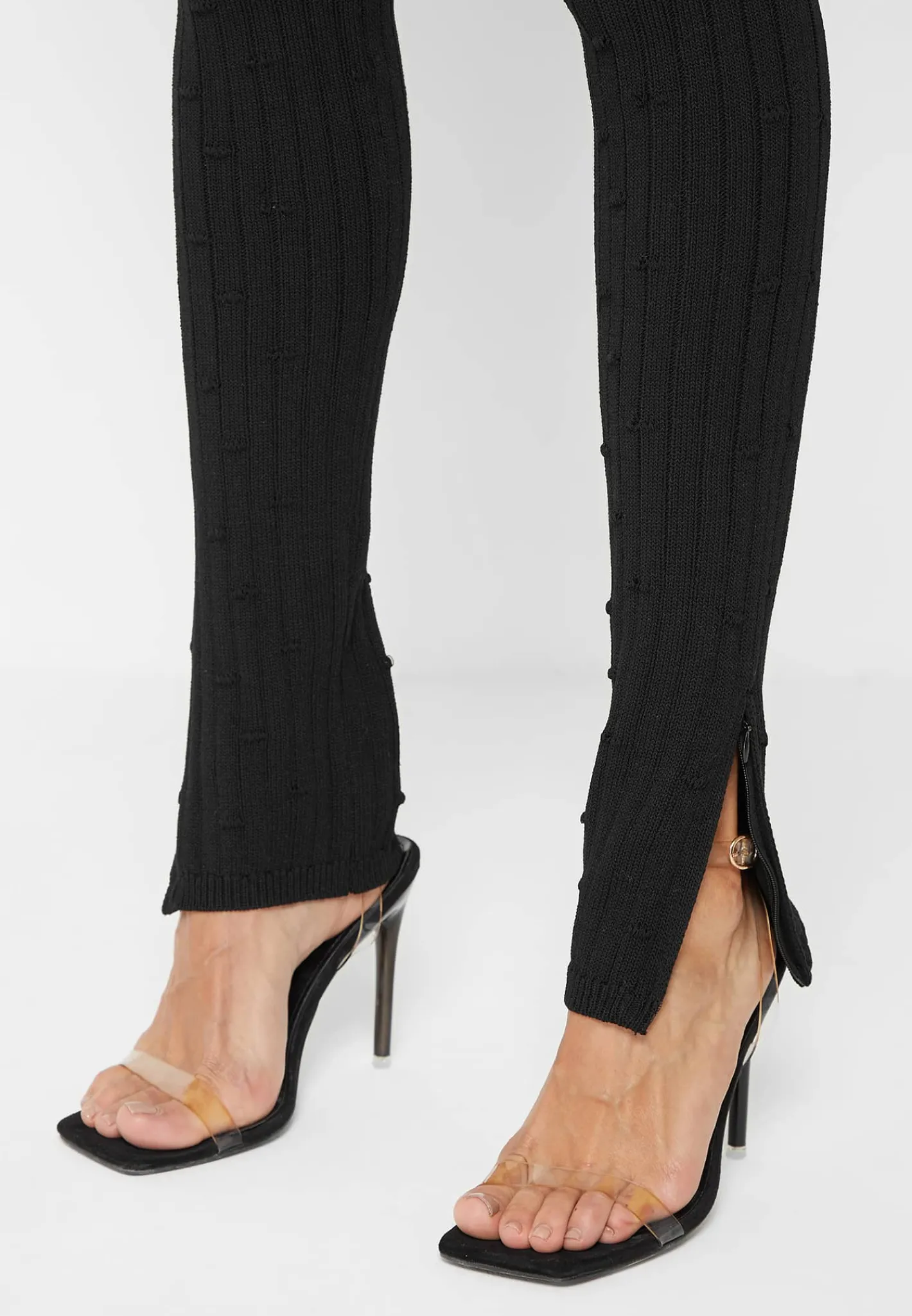 Distressed Knitted Cut Out Jumpsuit -^Manière De Voir Fashion