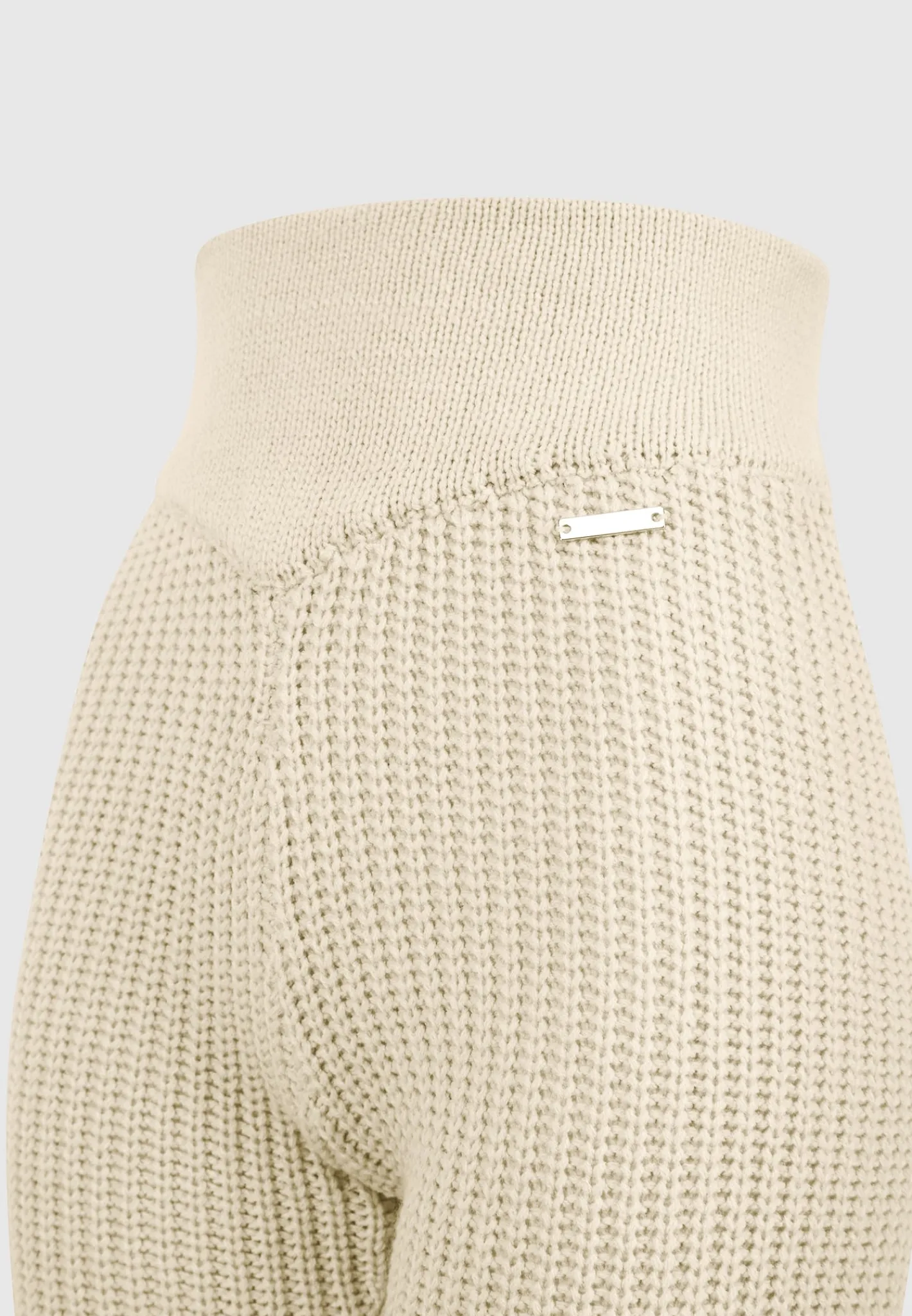 Distressed Knitted Cycling Shorts -^Manière De Voir New