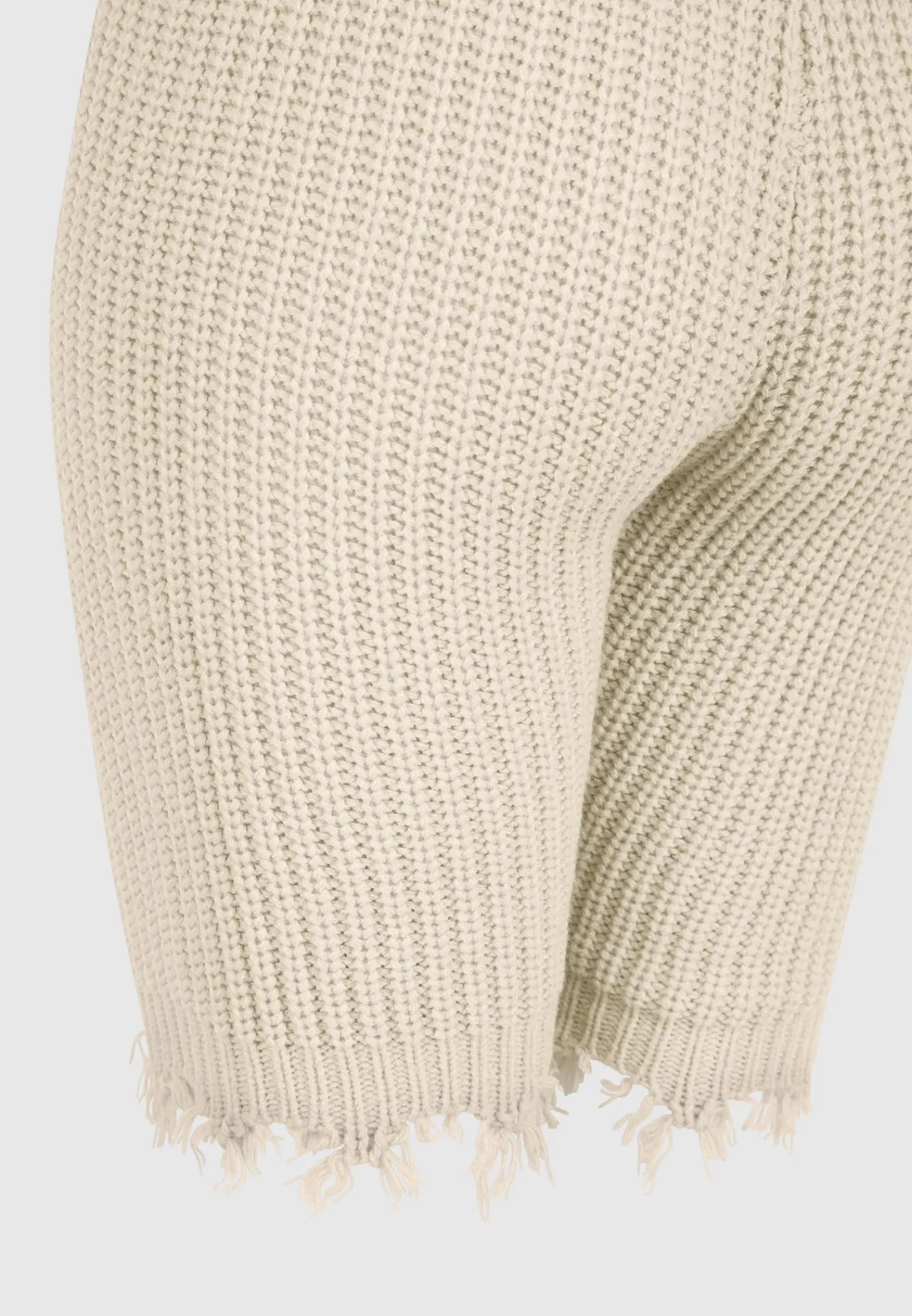 Distressed Knitted Cycling Shorts -^Manière De Voir New