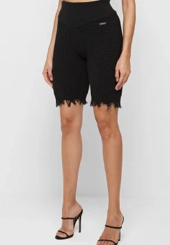 Distressed Knitted Cycling Shorts -^Manière De Voir Online