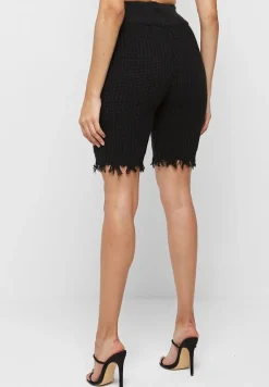 Distressed Knitted Cycling Shorts -^Manière De Voir Online