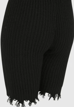 Distressed Knitted Cycling Shorts -^Manière De Voir Online
