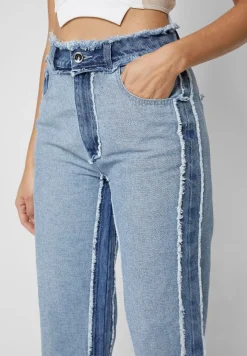 Distressed Mom Jeans - Mid Blue^Manière De Voir Best