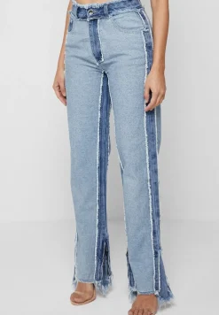Distressed Mom Jeans - Mid Blue^Manière De Voir Best