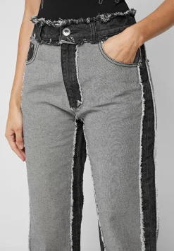 Distressed Mom Jeans - Washed Black^Manière De Voir Hot