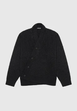 Double Breasted Brushed Knit Cardigan -^Manière De Voir Fashion
