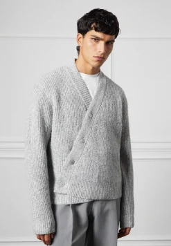 Double Breasted Brushed Knit Cardigan -^Manière De Voir Discount