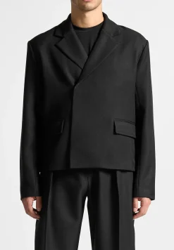 Double Breasted Tailored Cropped Blazer -^Manière De Voir New