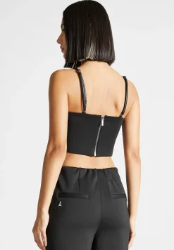 Draped Satin Corset Top -^Manière De Voir Outlet