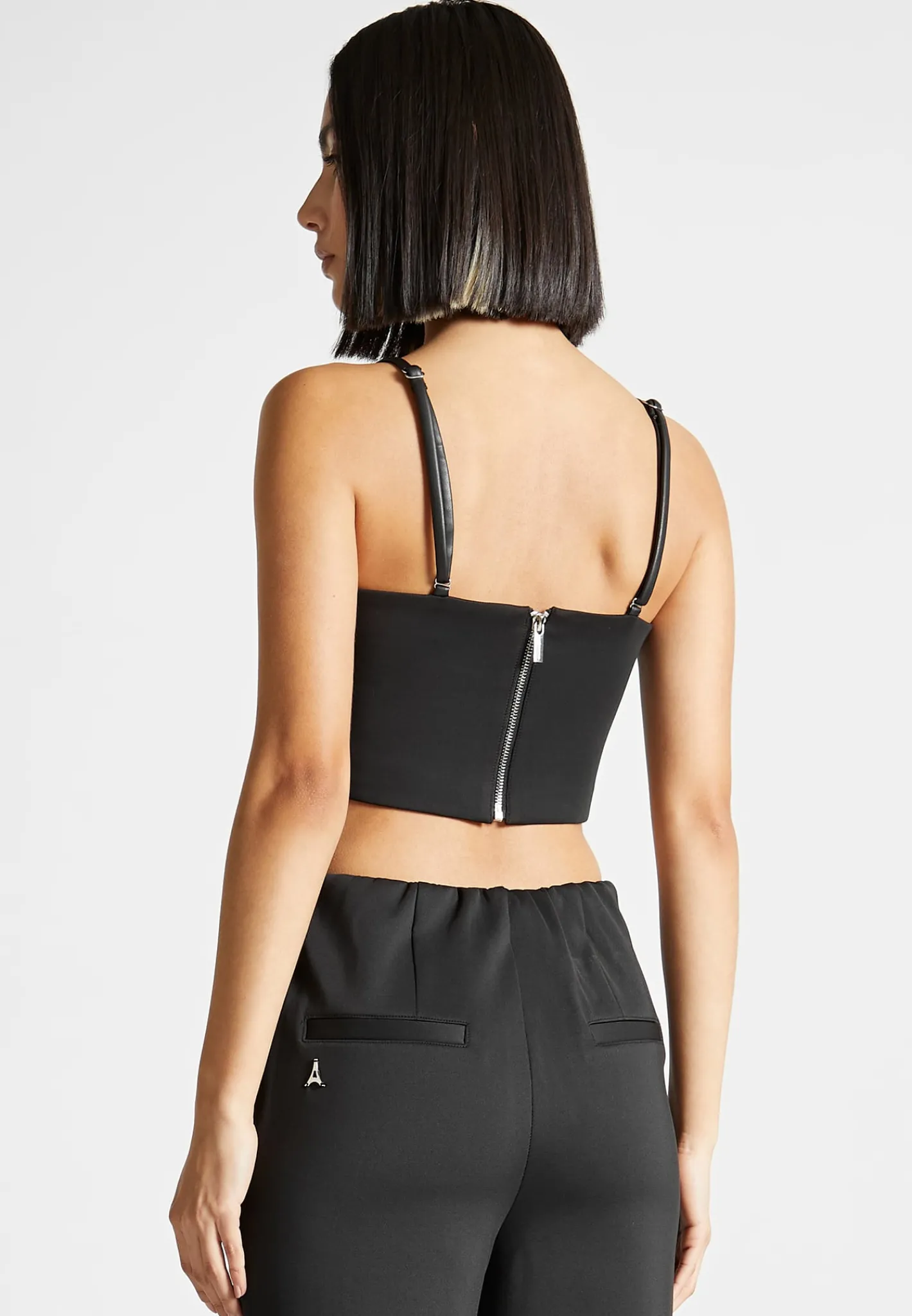 Draped Satin Corset Top -^Manière De Voir Outlet
